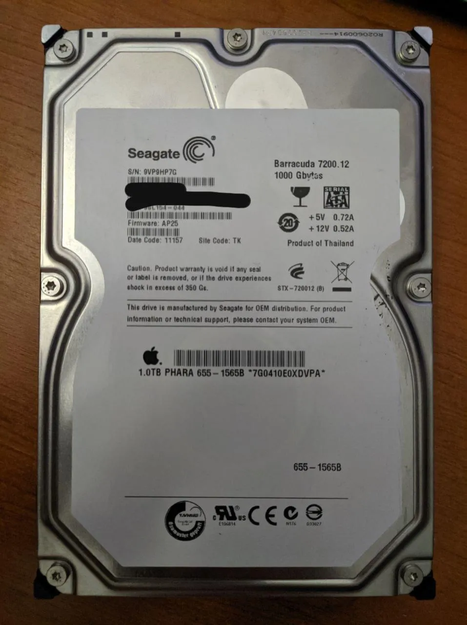 Force-updating a Seagate drive firmware from Linux
